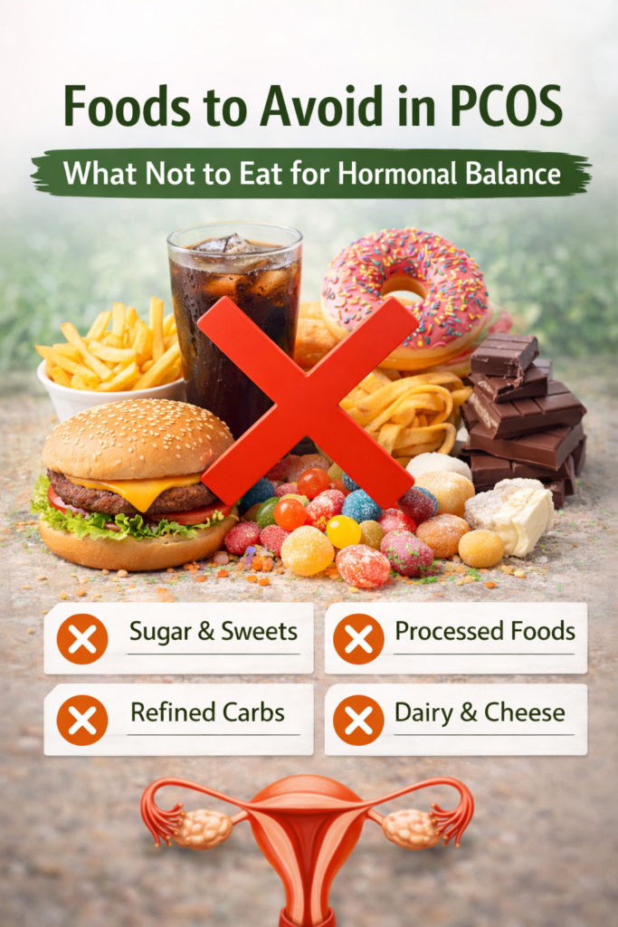 Foods to Avoid in PCOS