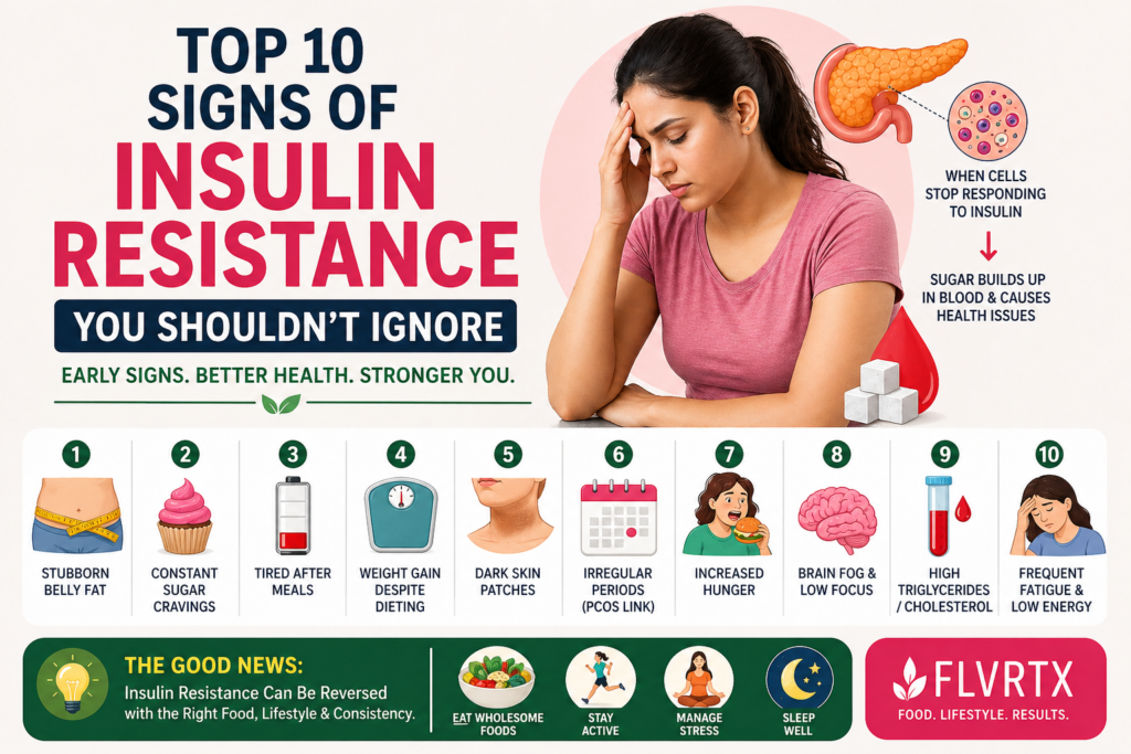 top signs of insulin resistance symptoms chart