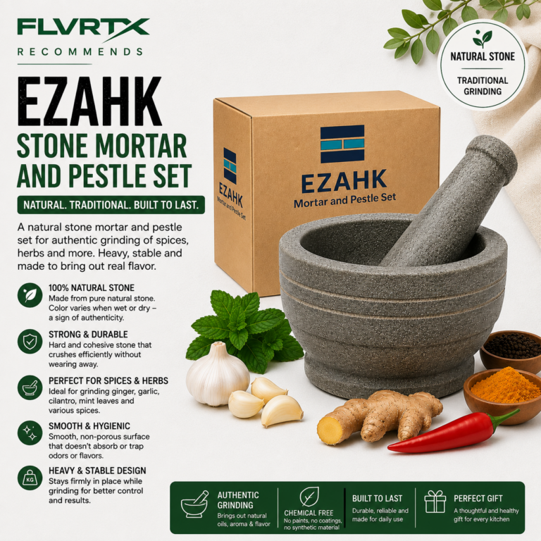 EZAHK stone mortar and pestle