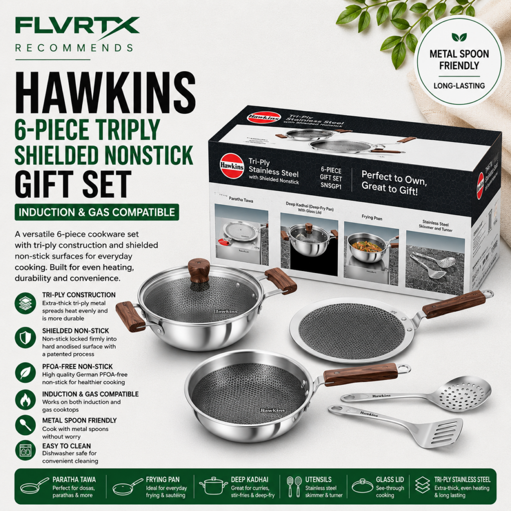 Hawkins 6-piece tri-ply nonstick cookware set