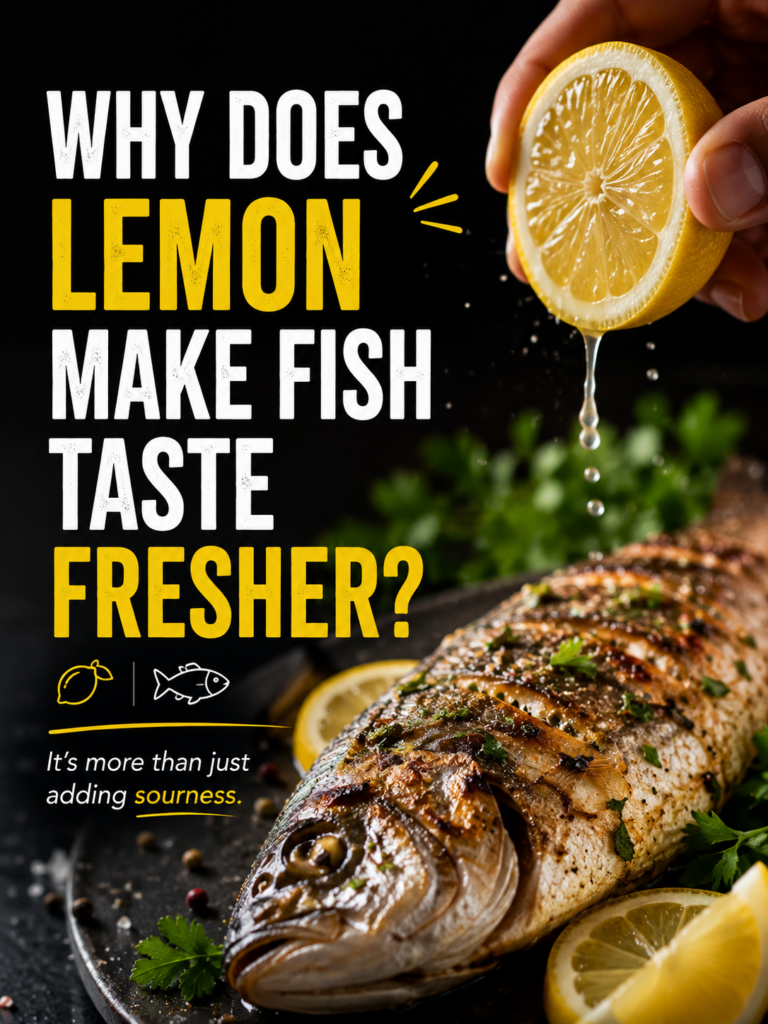 lemon make fish taste fresher